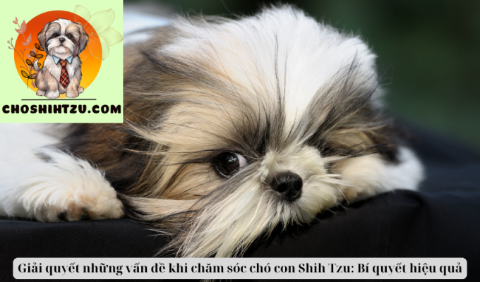 Giải quyết những vấn đề khi chăm sóc chó con Shih Tzu: Bí quyết hiệu quả